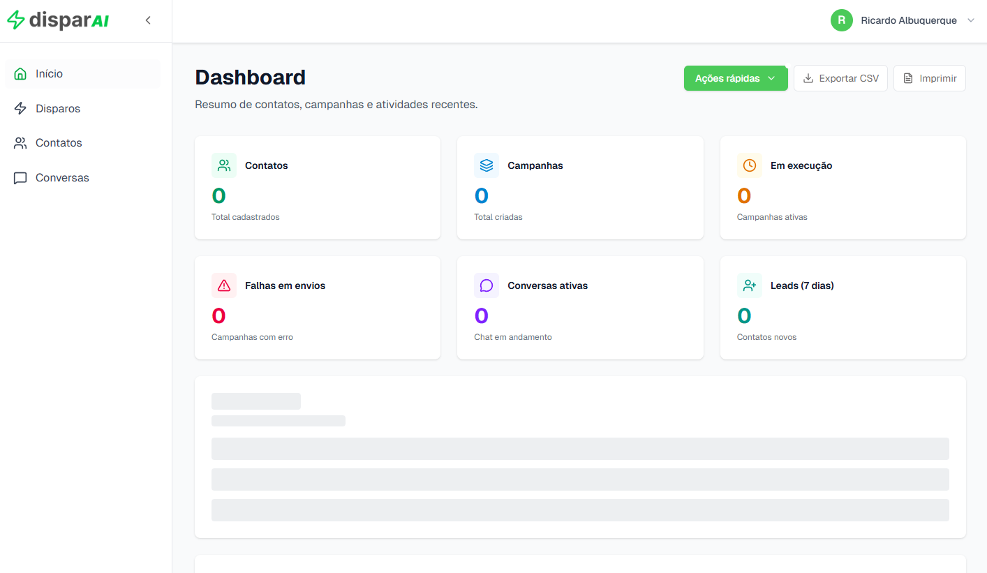 Apresentação do disparai